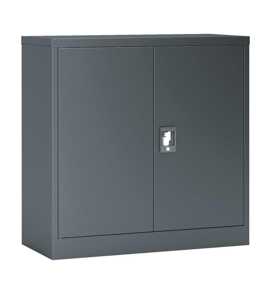Armoire à dossiers Molise 90x40x90 cm Acier gris foncé