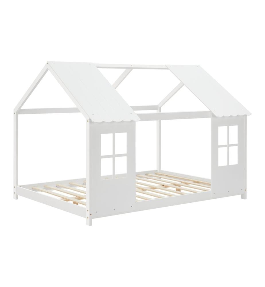 Lit d'enfant semi-ouvert Tostedt 120x200 cm Blanc