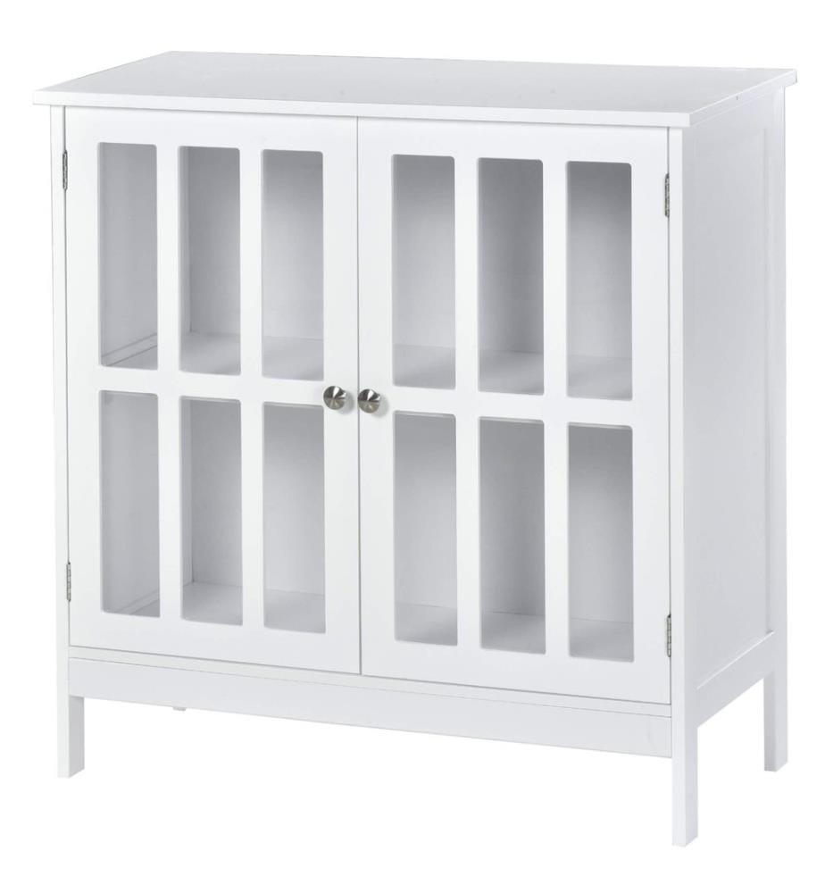 Armoire de salle de bains Armoire de cuisine Vitrine avec 2 portes 80 x 36 x 80 cm