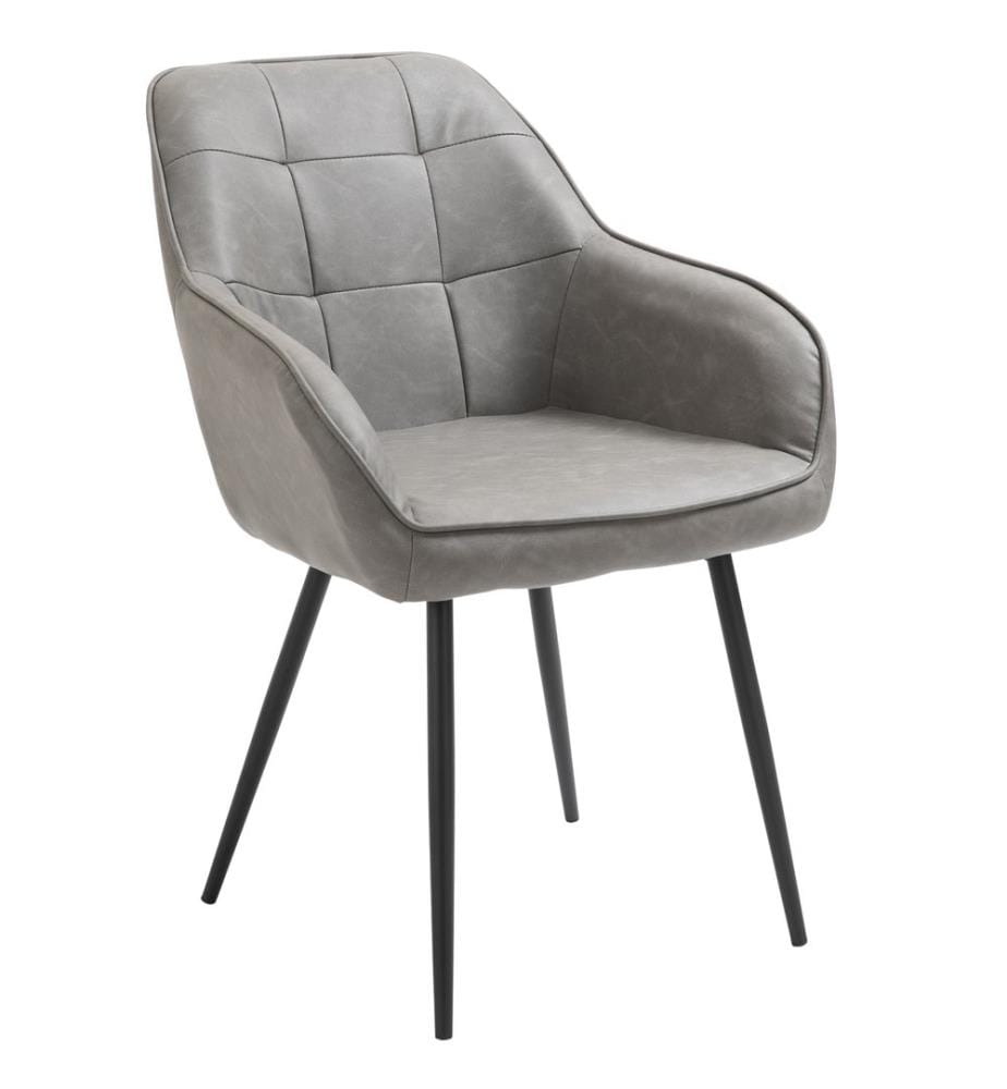 Chaise de salle à manger Retro Design Gris