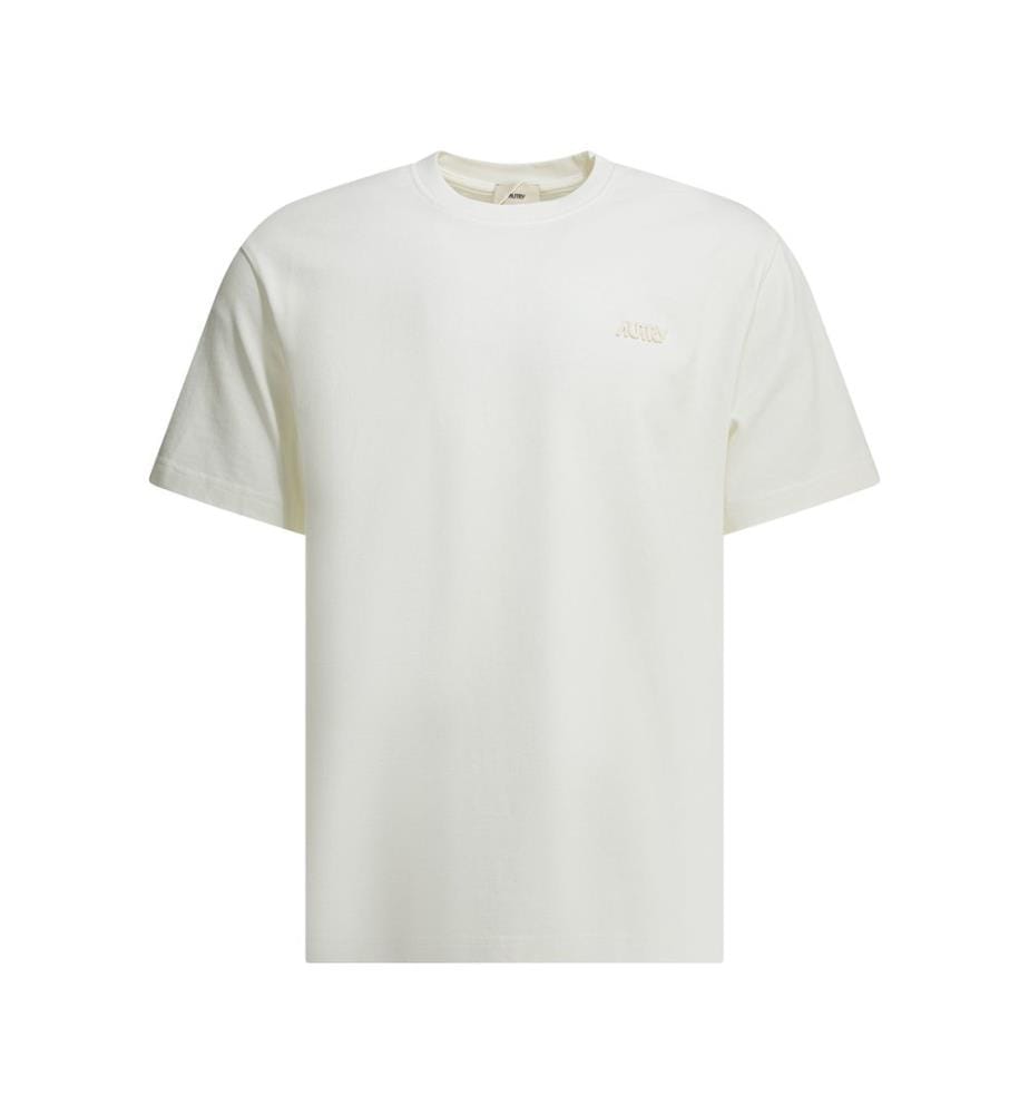 T-Shirt à Logo - Blanc
