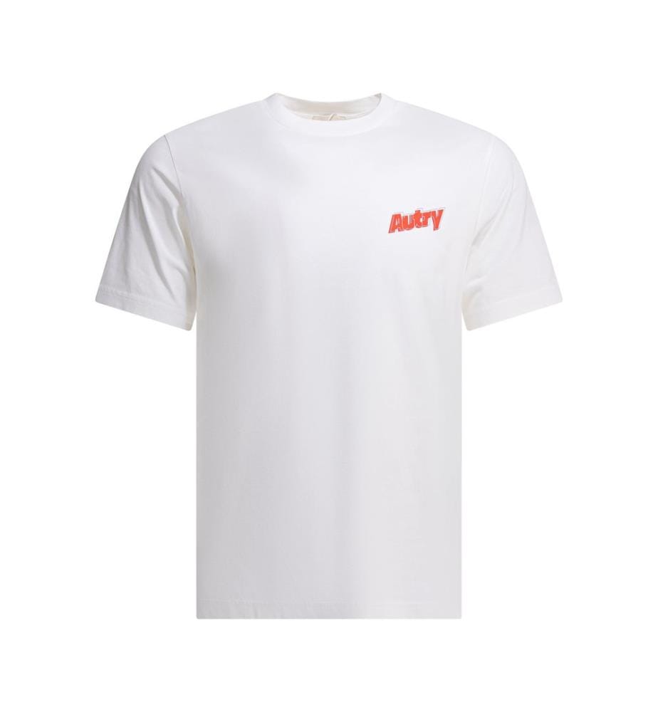 T-Shirt à Logo - Blanc