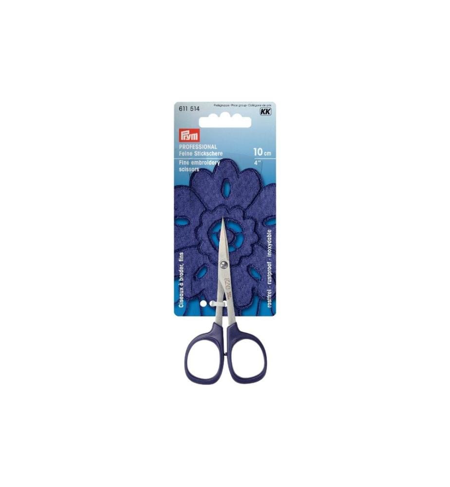 PRYM - Ciseaux de broderie Professional 10 cm, 1 pièce