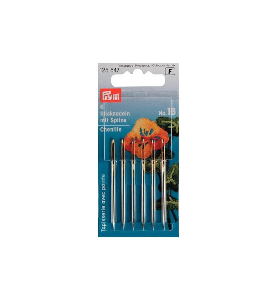 PRYM - Aiguille de broderie N° 16 avec pointe