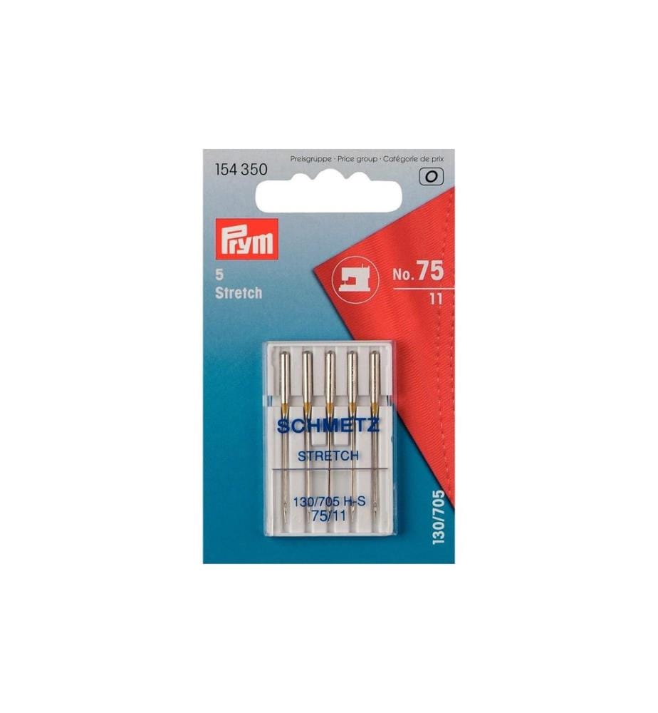 PRYM - Aiguille de machine à coudre Nr. 75 Etirer 5 pièces