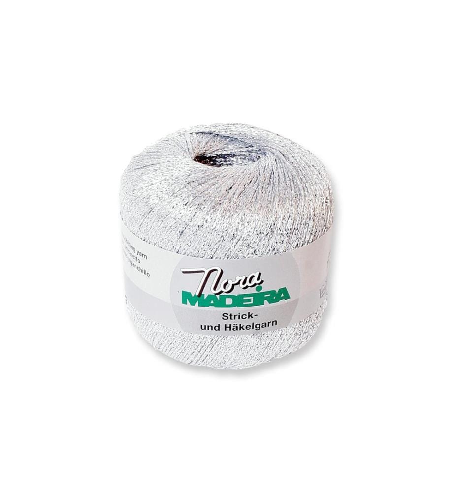 MADEIRA - Fil à coudre et à broder Nora 25 g Argenté