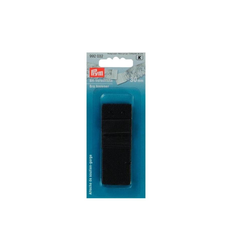 PRYM - Accessoires pour soutien-gorge Fermeture Noir, 30 mm