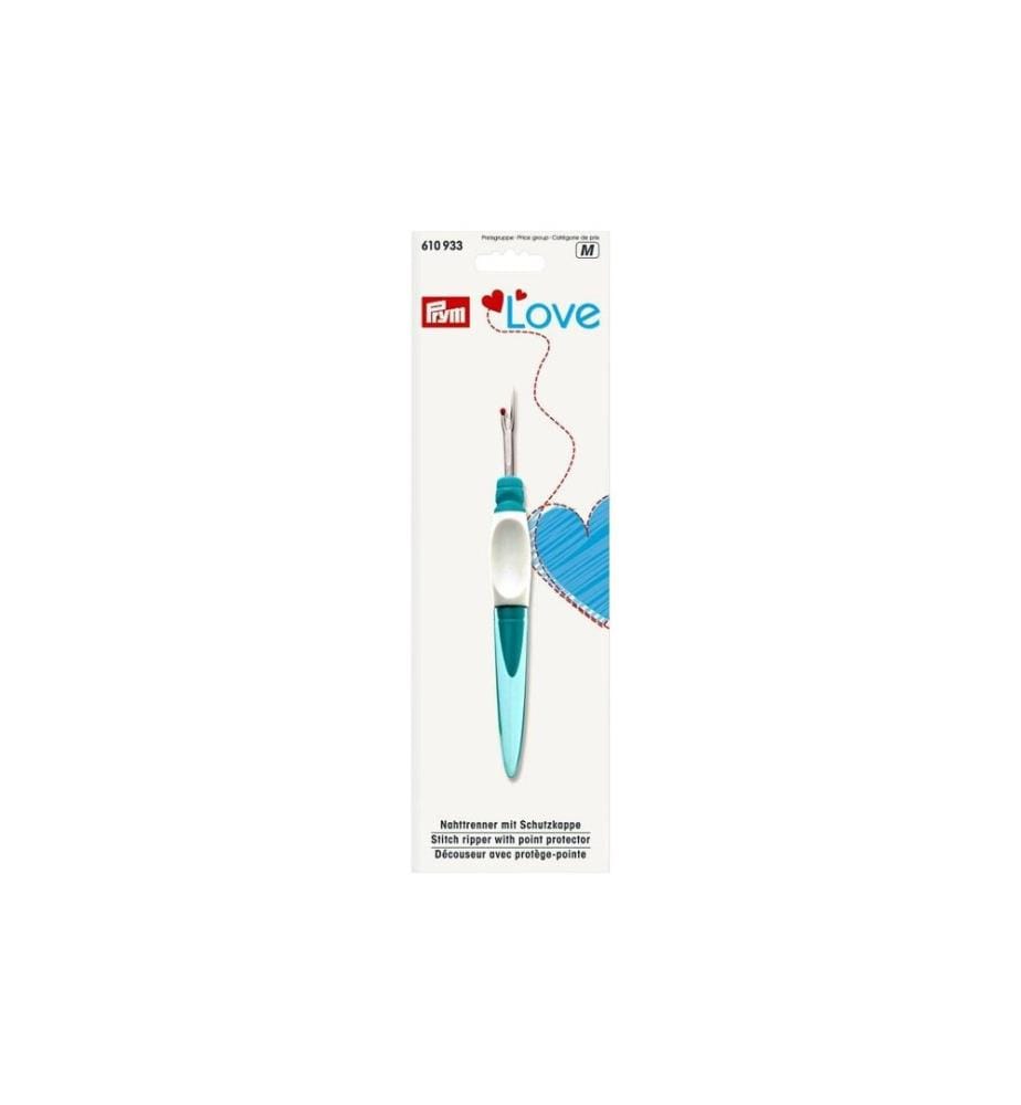 Prym Love - Découseur Ergonomique Menthe/blanc, 11.3 cm