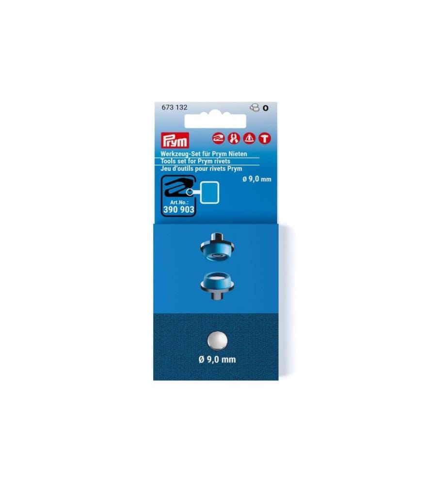 PRYM - Kit di cucito Kit d'outils pour rivets Argenté, bleu