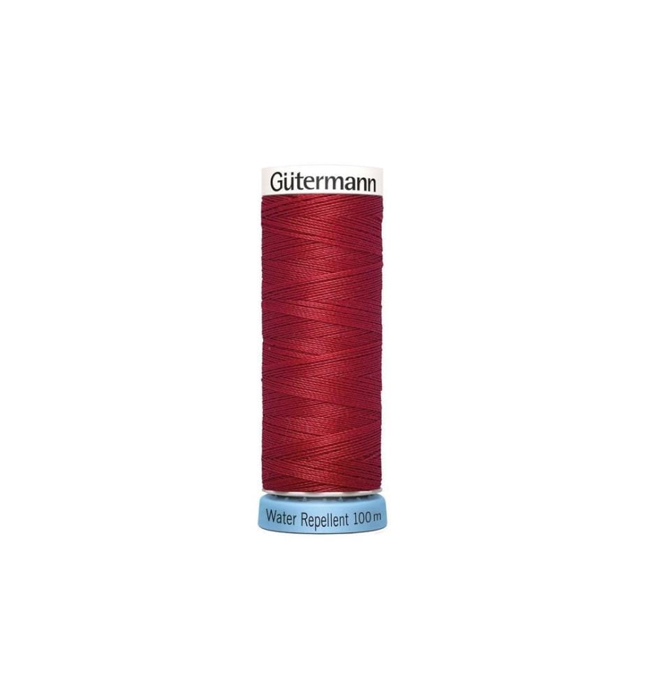 Gütermann - Fil à coudre et à broder Water Repellent 1 pièce, Rouge