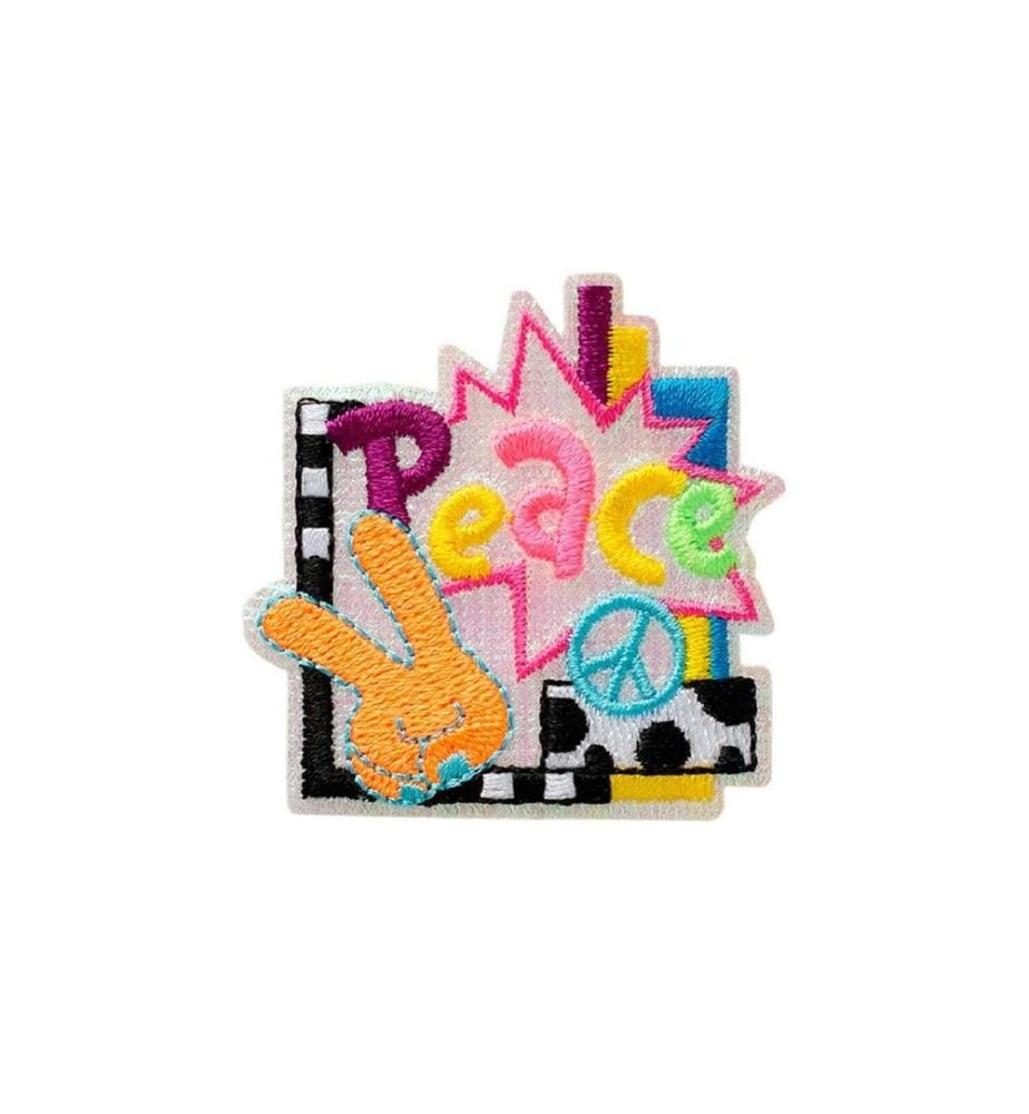 Mono-Quick - Image thermocollante Midi Peace Neon 1 pièce