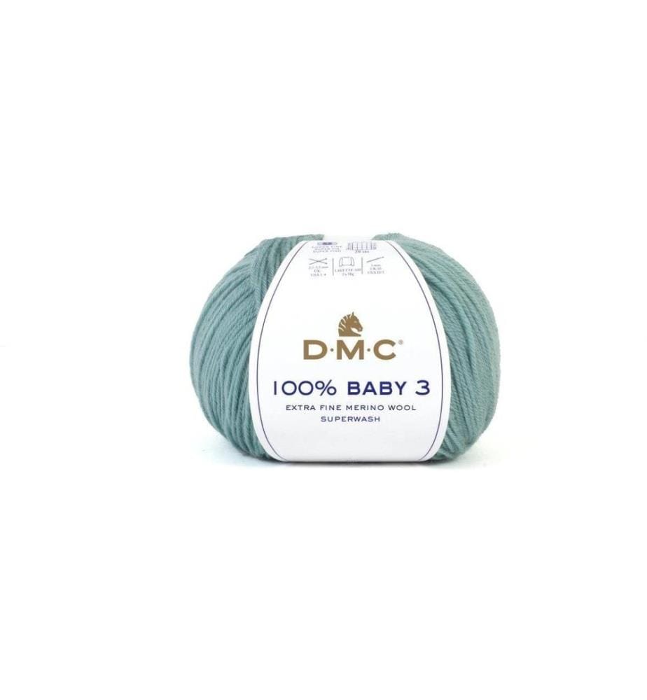 DMC - Laine 100% bébé 3 Sauge