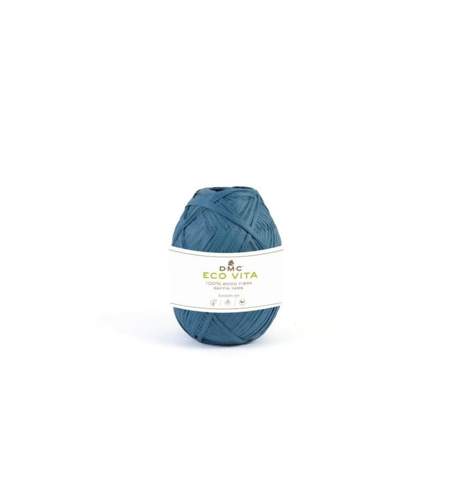 DMC - Fil Eco Vita Raffia 50 g, Bleu