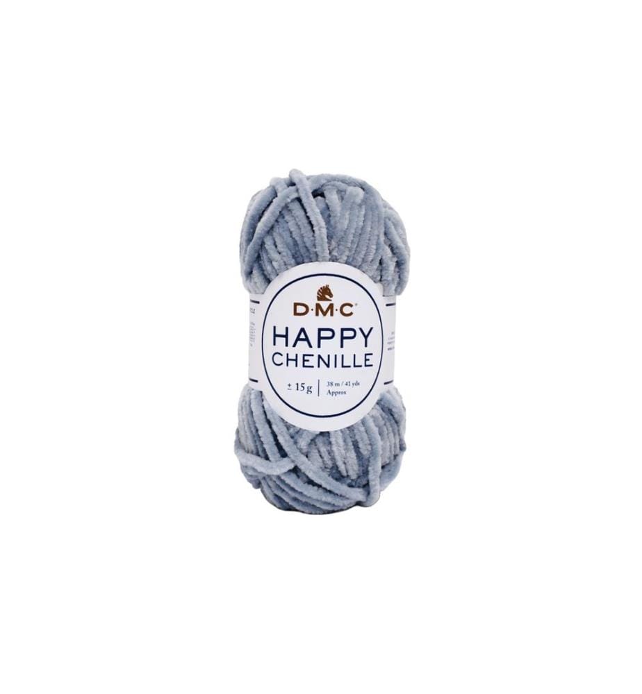 DMC - Laine Happy Chenille Gris-bleu, 38 m