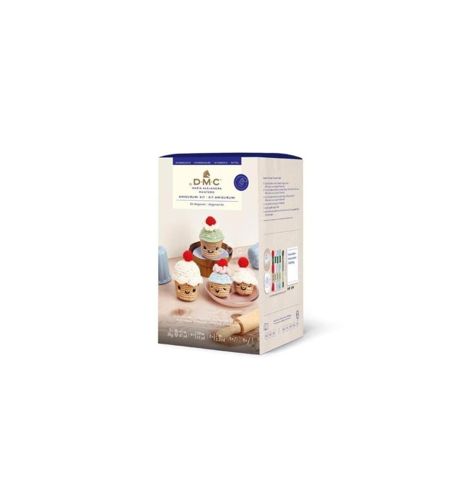 DMC - Kit de crochet Amigurumi Very Cherry Cupcakes