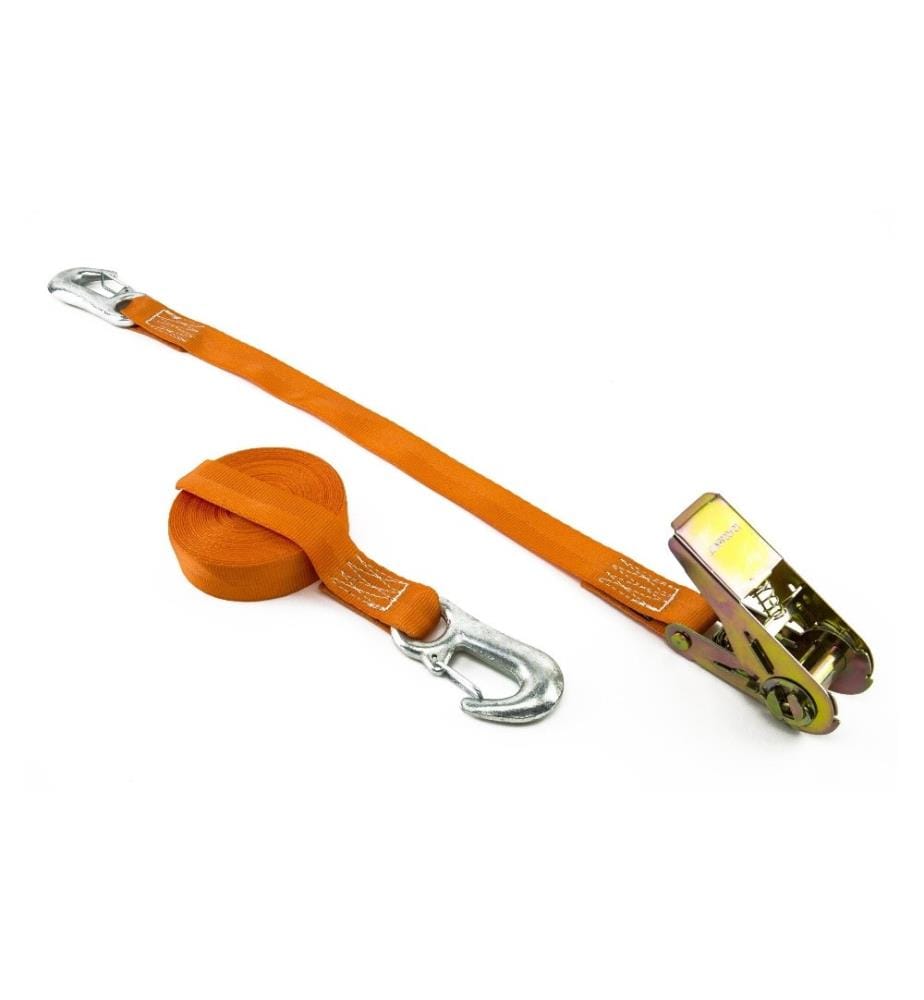 ZURRFIX - Sangle d'arrimage 0.50 + 5.50 m avec mousqueton, 800 daN