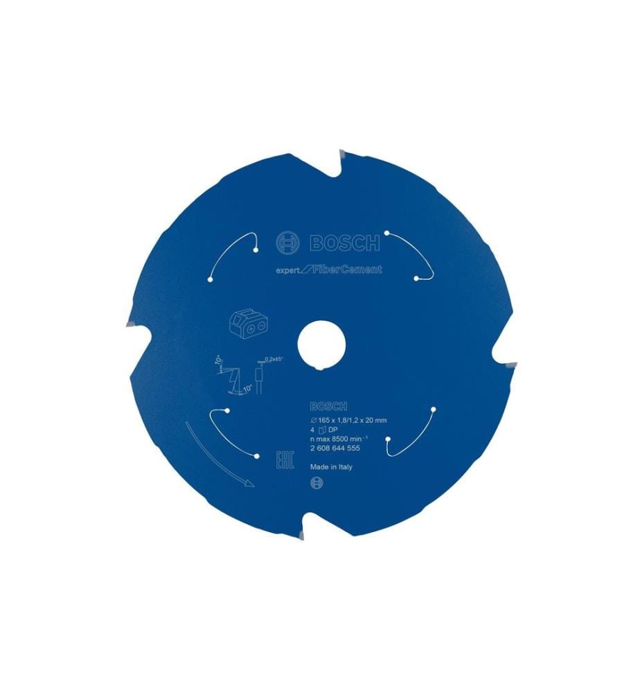 Bosch Professional Lame de scie circulaire Expert for Fibre Cement Ø 165, Z 4