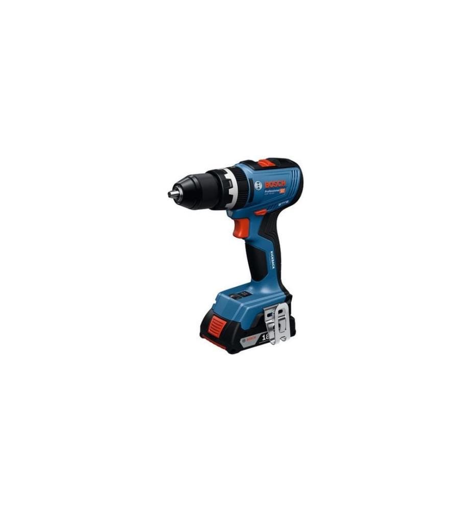 Perceuse-visseuse à percussion sans fil Bosch Professional GSB 18 V-65 + 2x 4.0 Ah