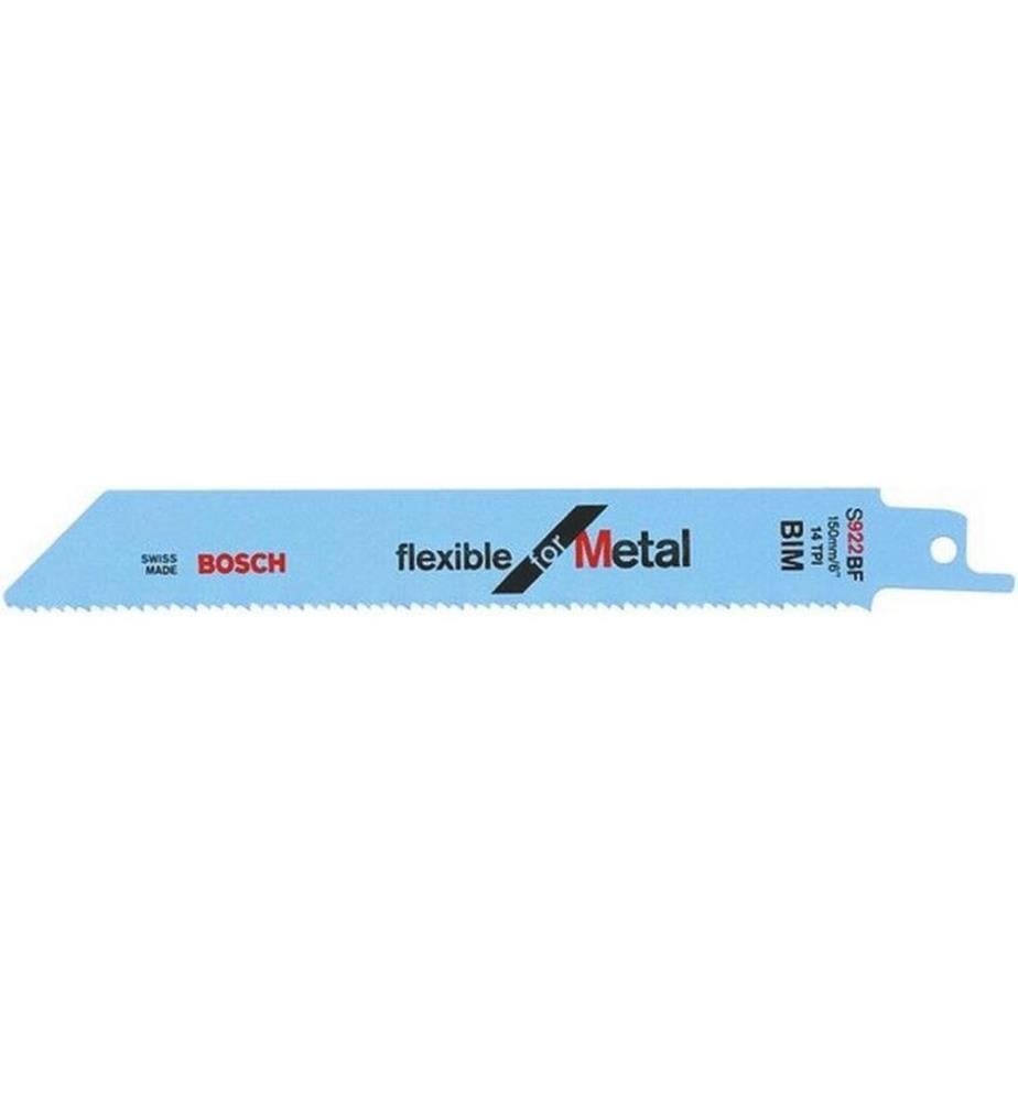 Bosch Professional lame de scie sauteuse S 922 BF Flexible for Metal, 25 pièces