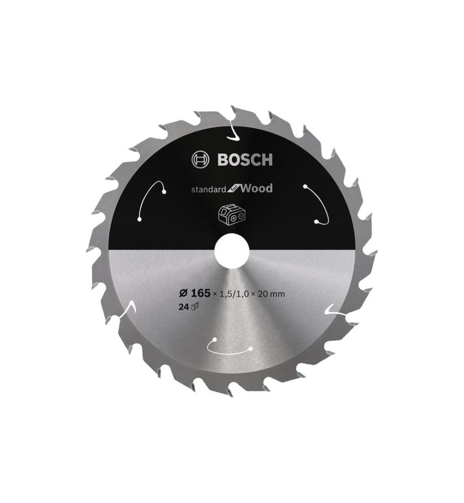 Bosch Professional Lame de scie circulaire Standard for Wood Ø 165, Z 24
