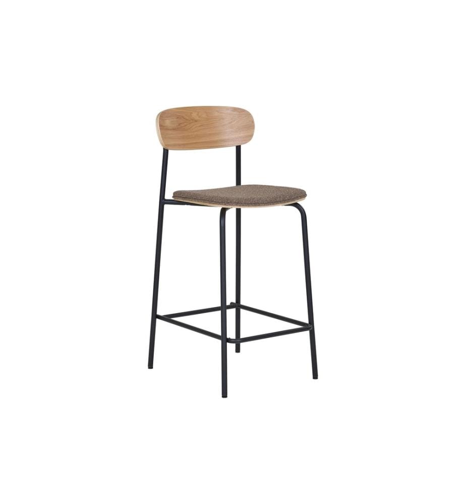 House Nordic - Tabouret de bar Estepona 2 pièces, Brun