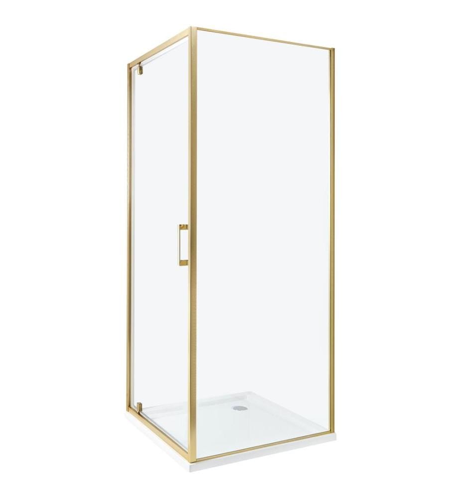Cabine de douche DARLI 70 x 70 x 185 cm Doré