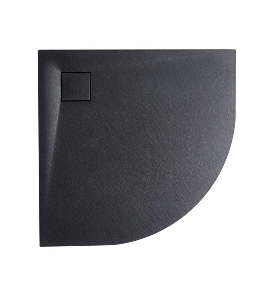 Bac de douche PARON 80 x 80 x 3 cm Noir