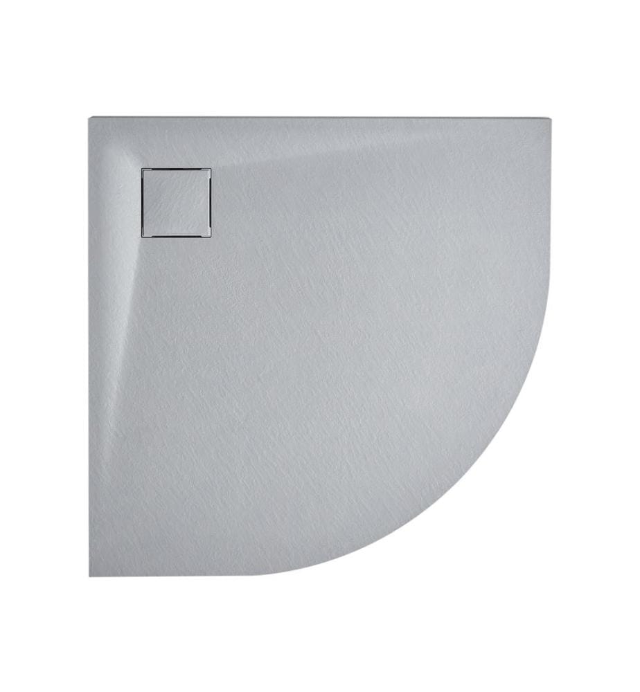 Bac de douche PARON 80 x 80 x 3 cm Gris