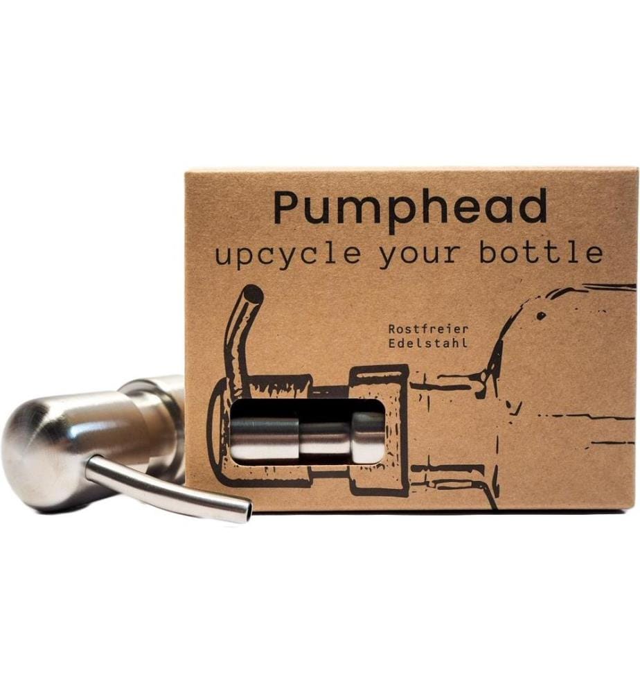 PUMPHEAD - Pompe à savon pour bouteilles de boissons en verre Argenté