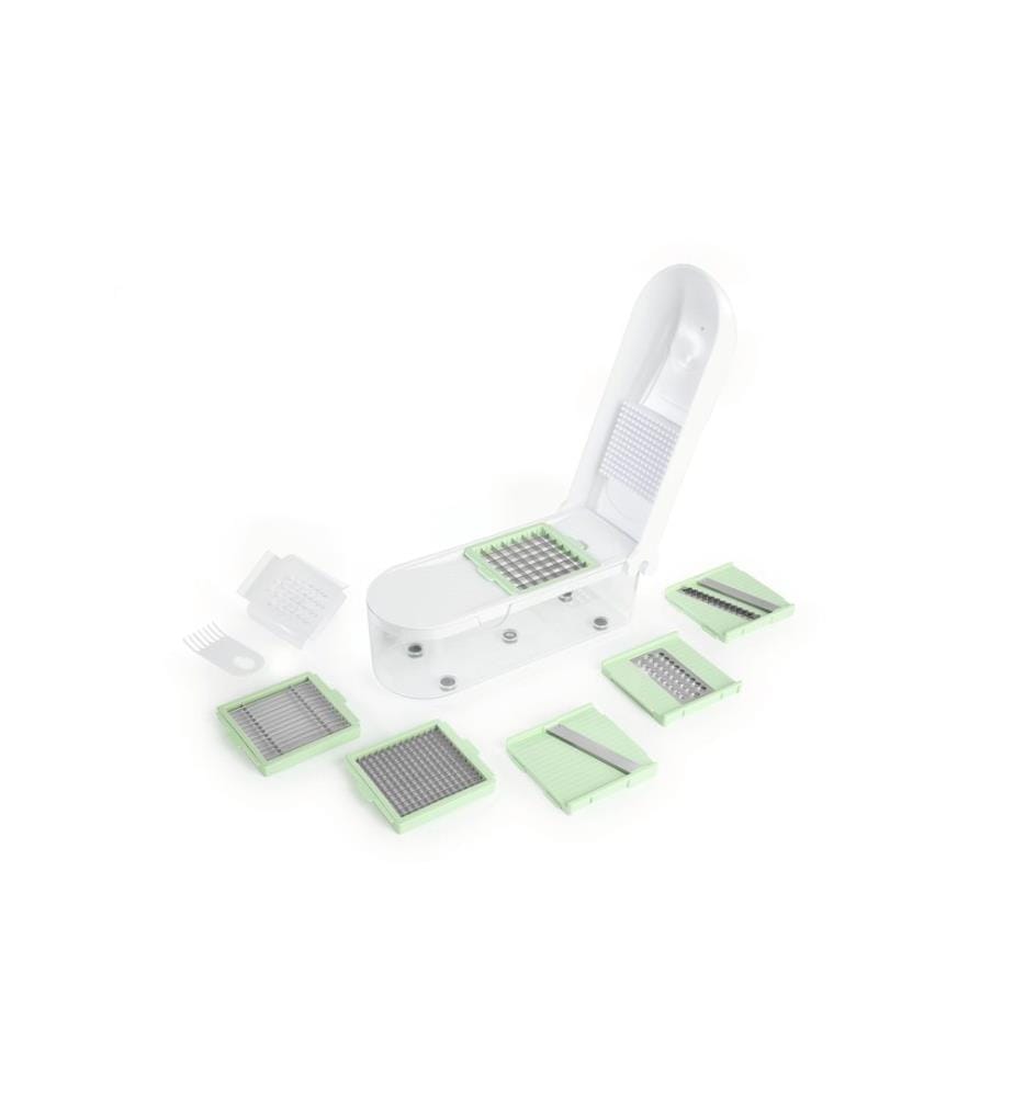GOURMETMAXX - Coupe-légumes Vert/Blanc