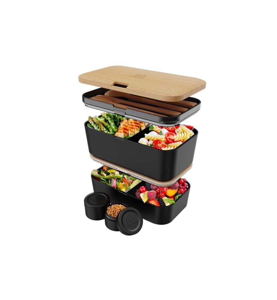 Umami - Boîte casse-croûte Nestable L Beech Black