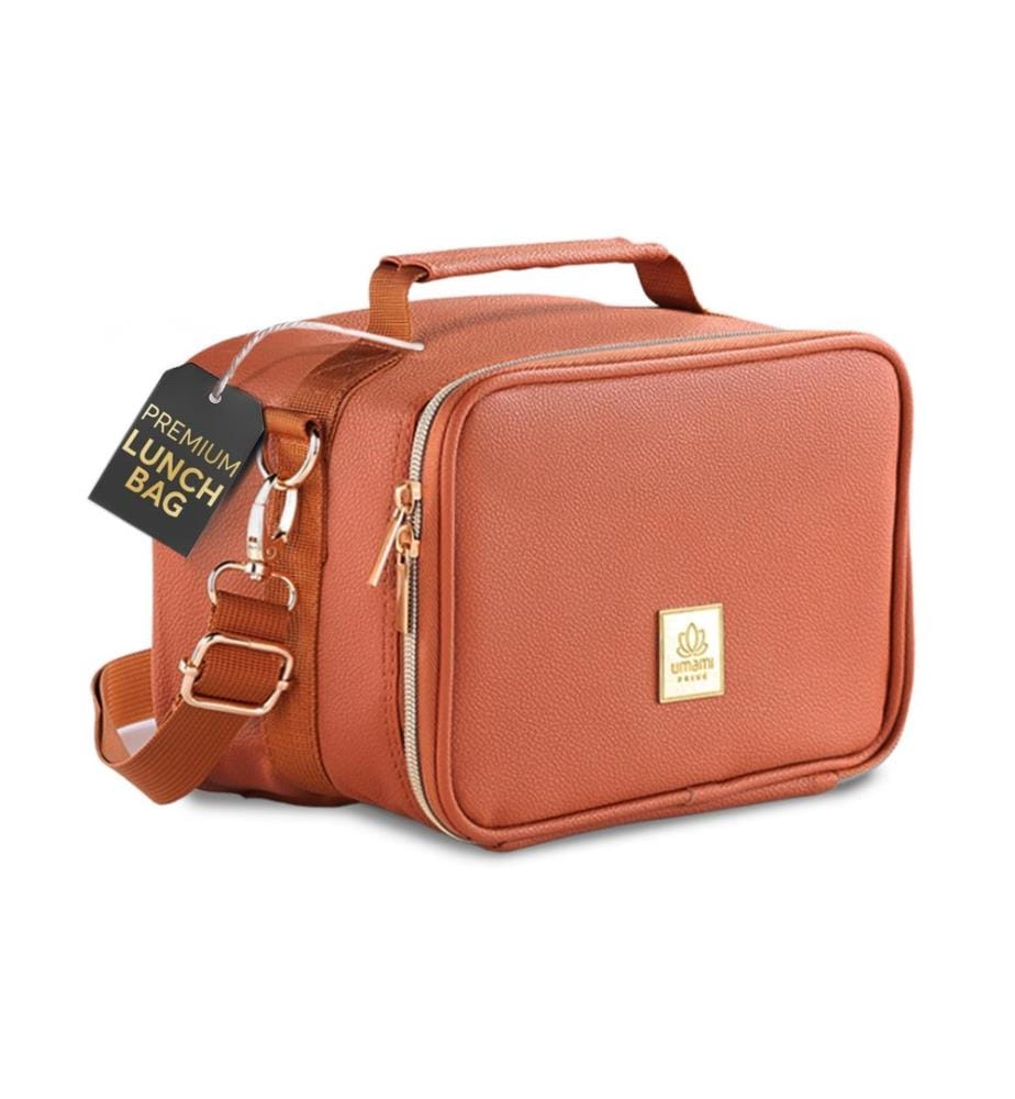 Umami - Boîte casse-croûte Thermocase Marron élégant Premium