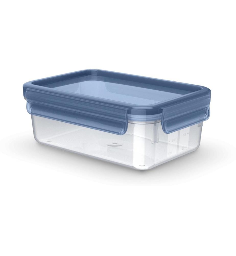 EMSA - Récipients à provisions Clip & Close Eco 1 l, Bleu/Transparent