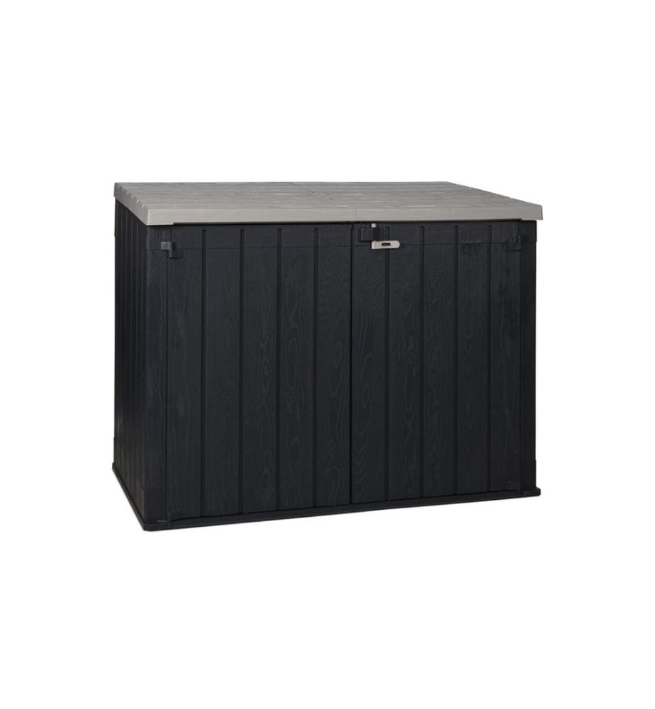 Toomax - Coffre de jardin Stora way plus 2xl 2270 l anthracite foncé/gris chaud