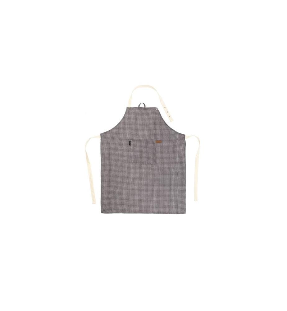 Tiseco - Tablier de cuisine Sherlock Checker Gris