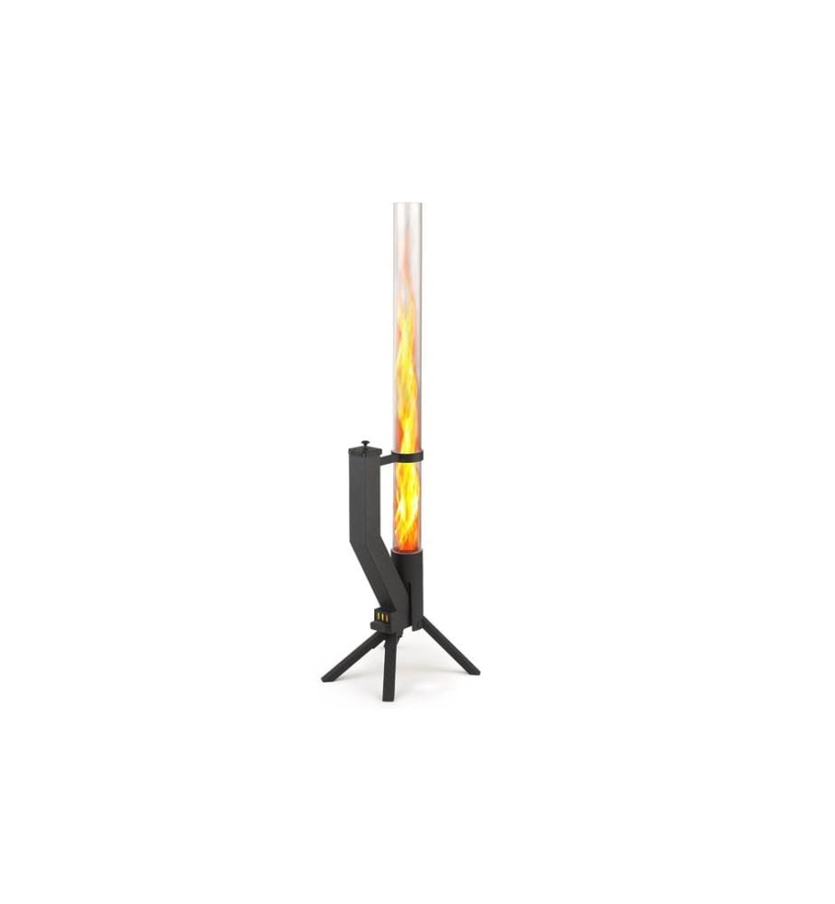 Gardenflare - Tube à feu classique Noir