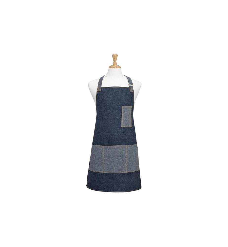 Ladelle - Tablier de cuisine Denim 70 x 80 cm, bleu
