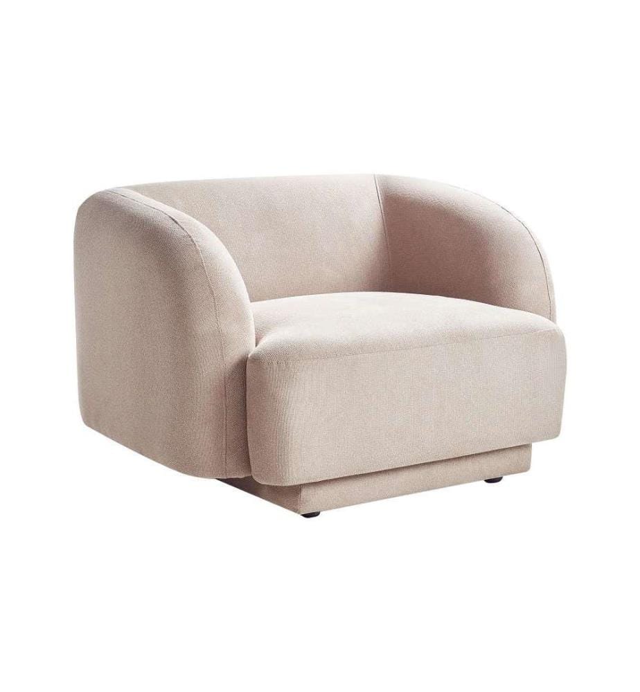 Fauteuil SKJANES Tissu Taupe