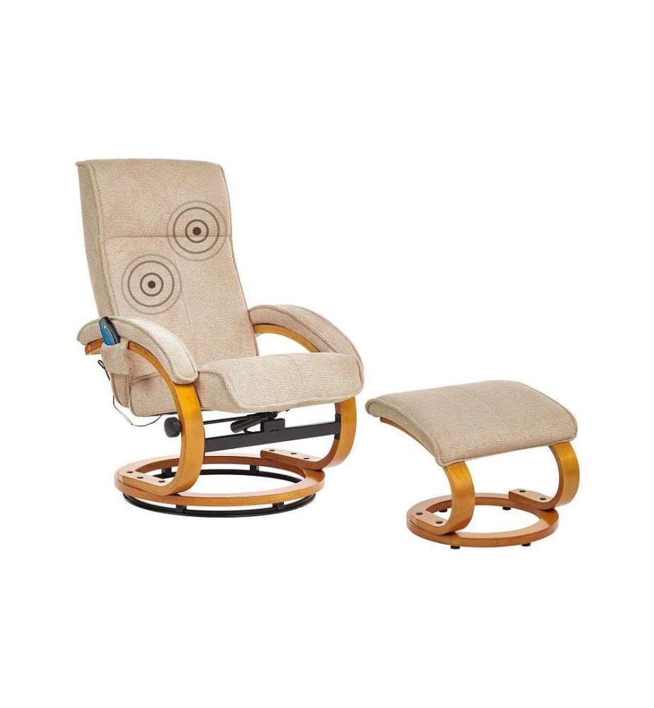 Fauteuil massant HERO Tissu Beige