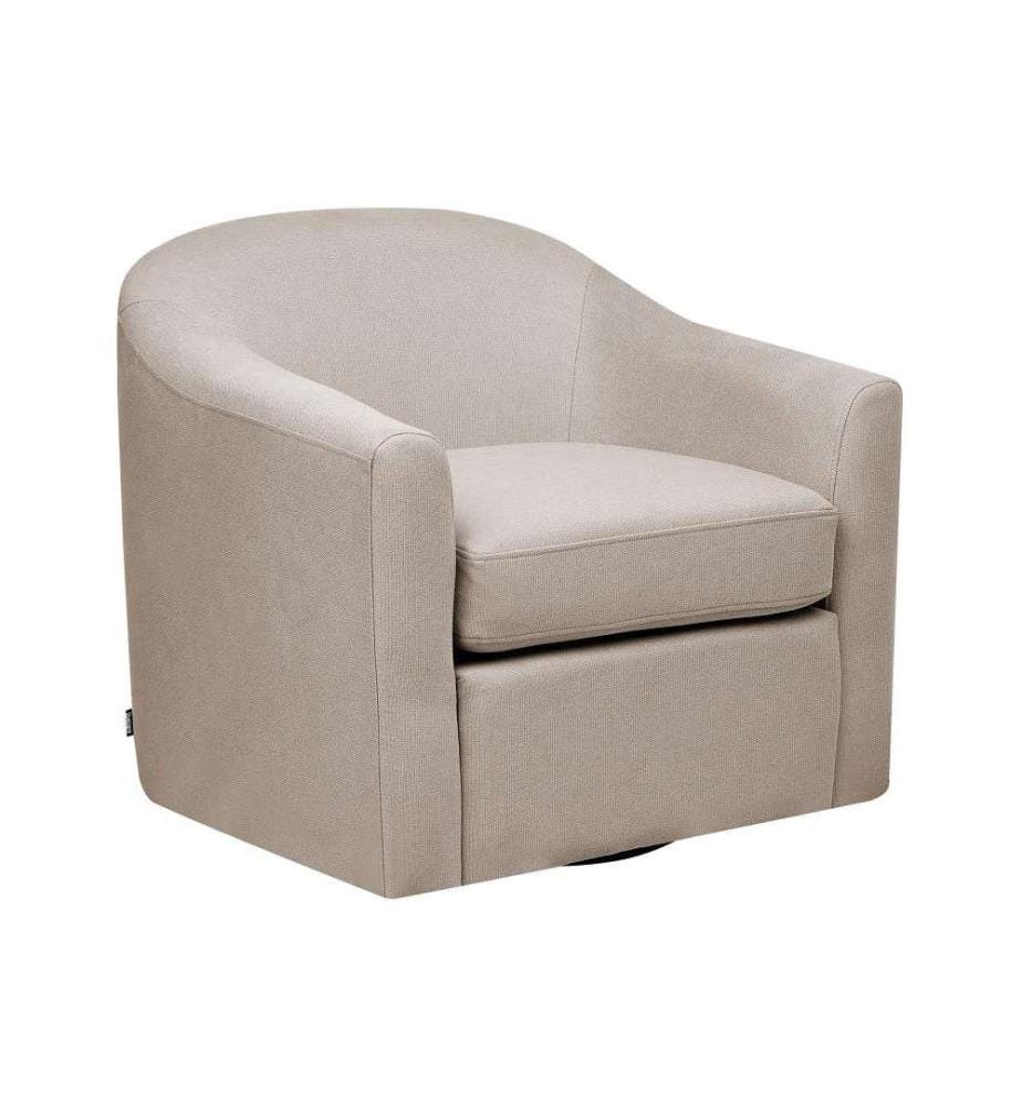Fauteuil pivotant MAGNOR Tissu Taupe