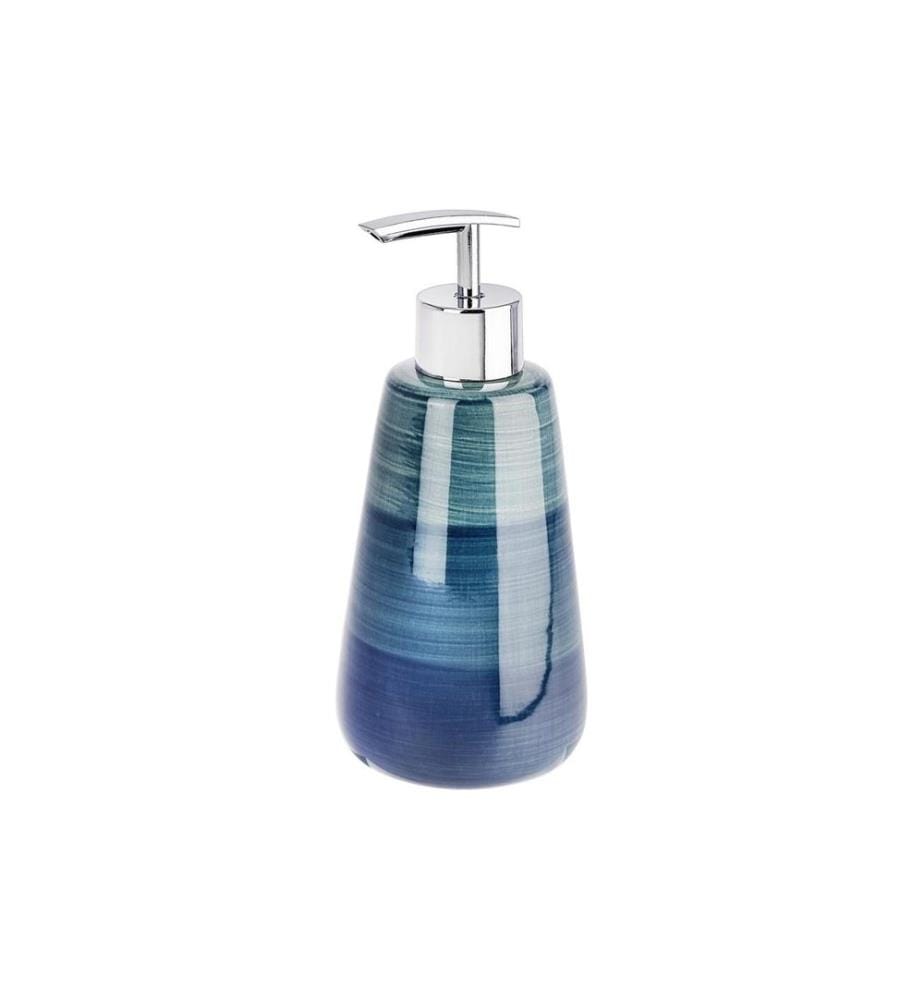 WENKO - Distributeur de savon Pottery 360 ml, Pétrole