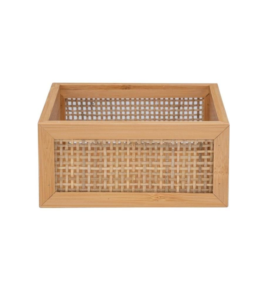 WENKO - Boîte de rangement Allegre M, Brun clair