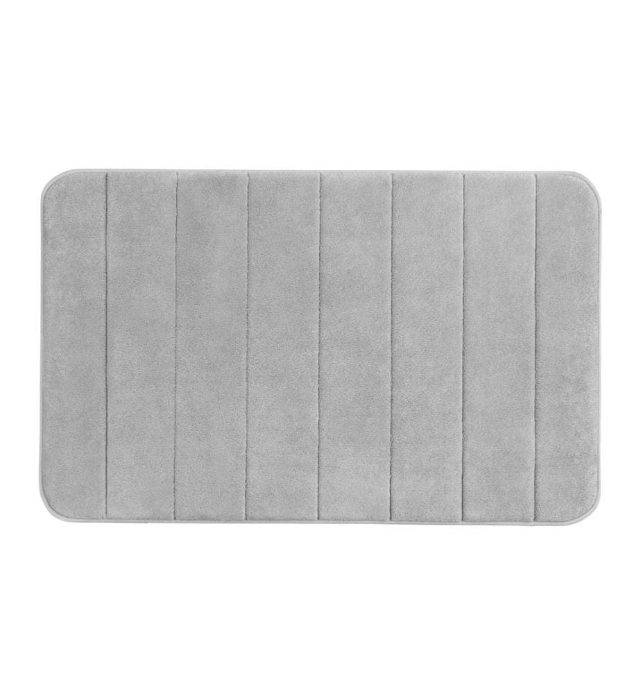 WENKO - Tapis de bain Memory Foam 50 x 80 cm, Gris