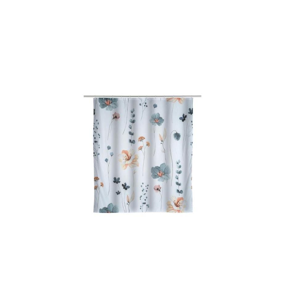 WENKO - Rideau de douche Kalami 180 x 200 cm, Multicolore