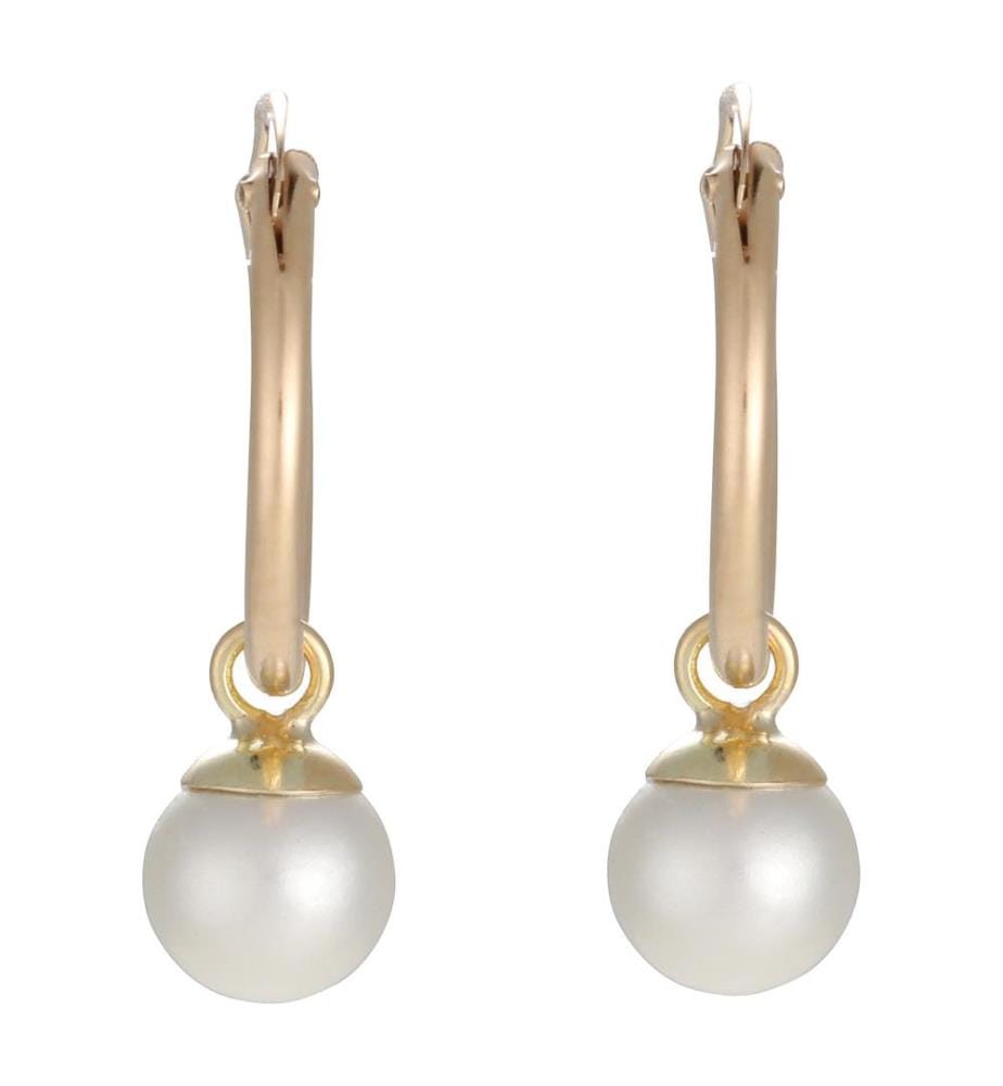 Boucles d'Oreilles Isla Perla - Or Jaune