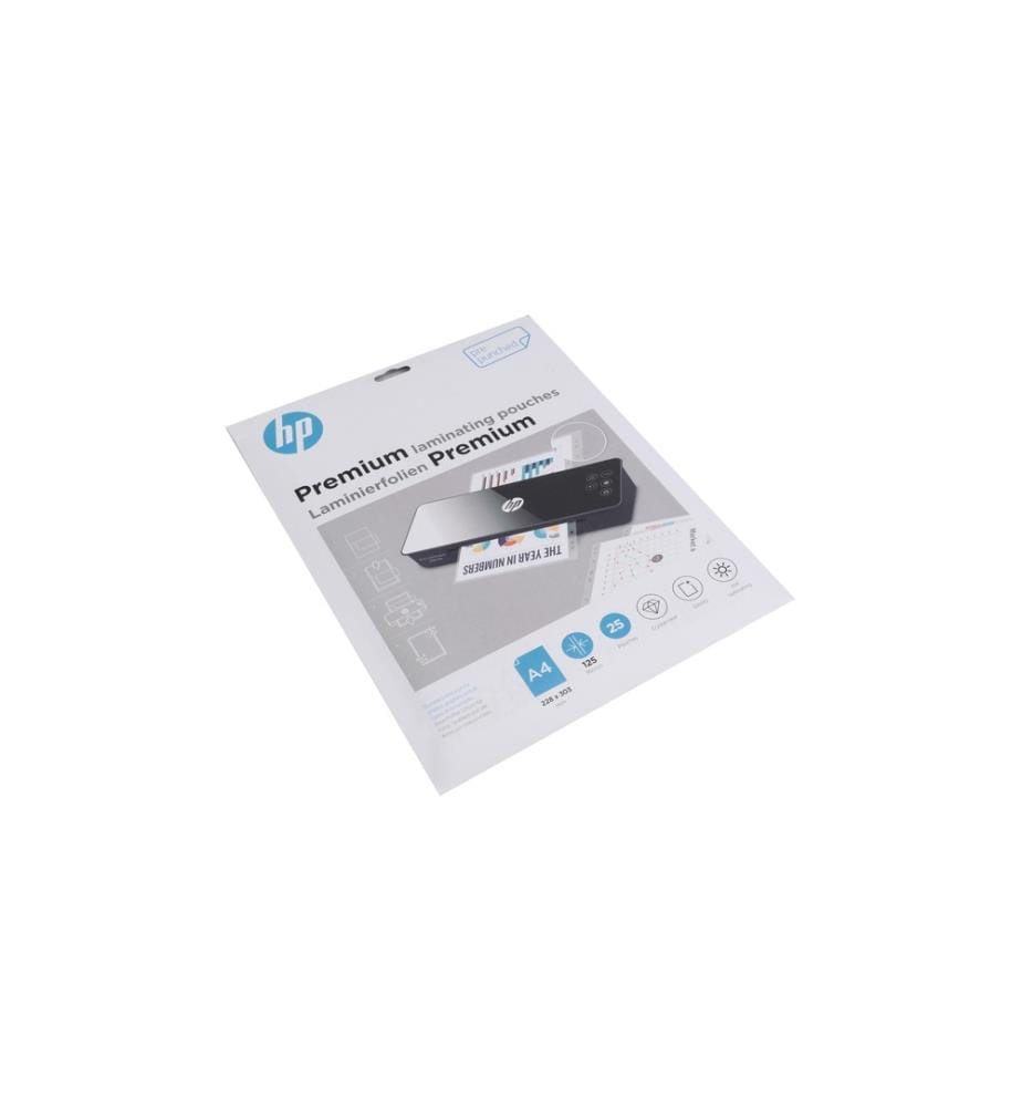 HP - Film laminé Premium A4, 125 µm, 25 pièces, brillant