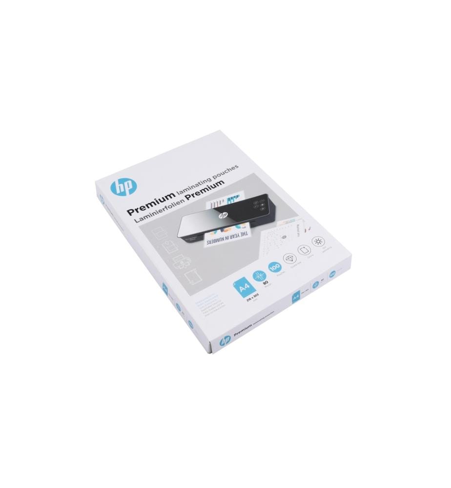 HP - Film laminé Premium A4, 80 µm, 100 Pièce/s, brillant