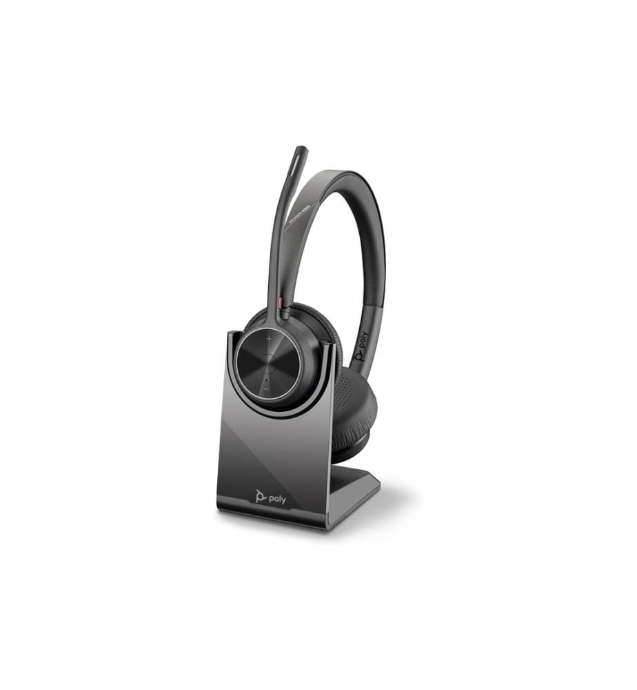 HP - Casque Poly Voyager 4320 MS Duo USB-C, avec station de charge