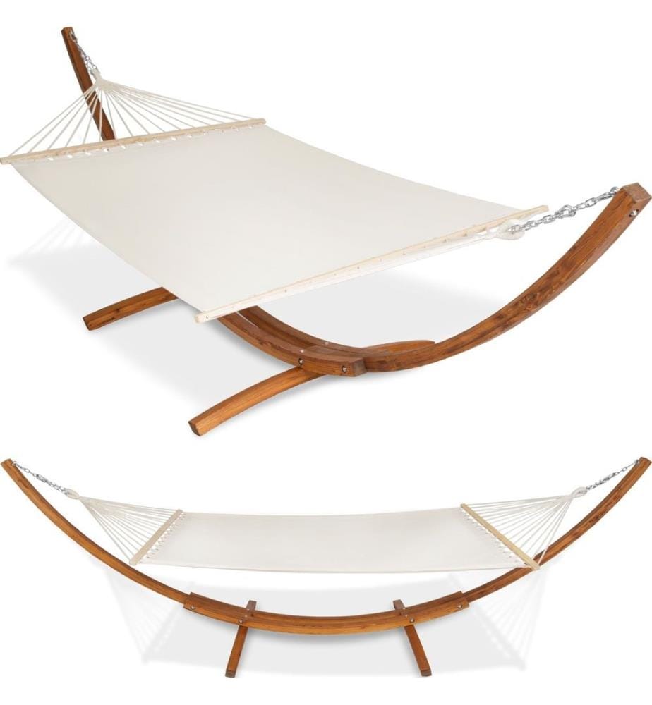 Hamac sur pied THORSTEN 2 personnes - blanc