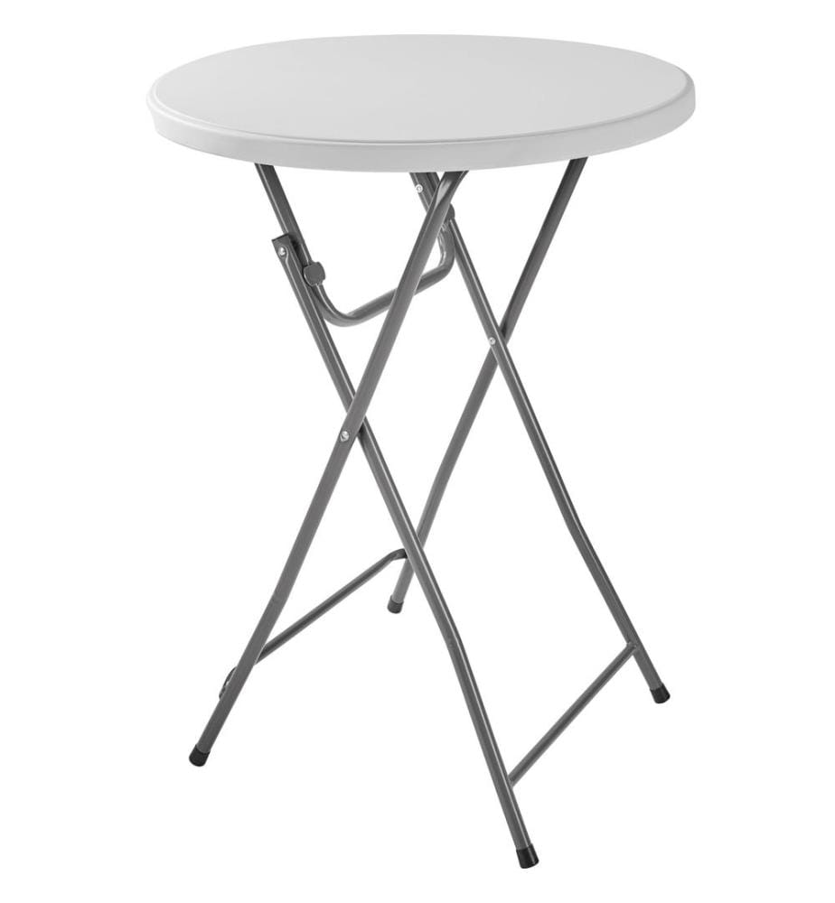 Mange debout pliant Ø 80 cm - blanc